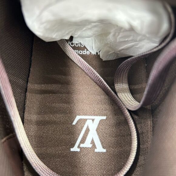 Men’s Louis Vuitton trainer sneakers mocha crocodile print size 11 fits US 12 - Picture 10 of 11